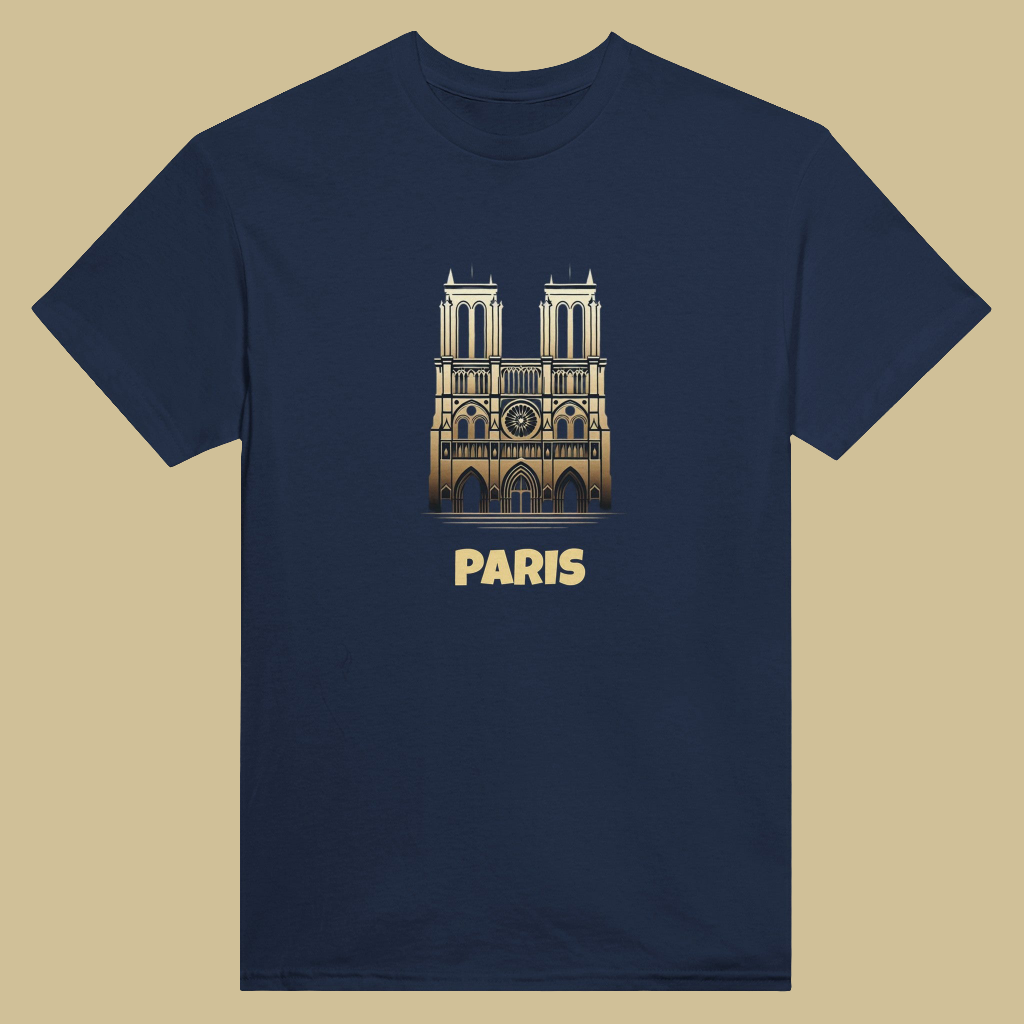 Paris Tshirt Unisex Crewneck, Minimalist, Premium Quality T-shirt