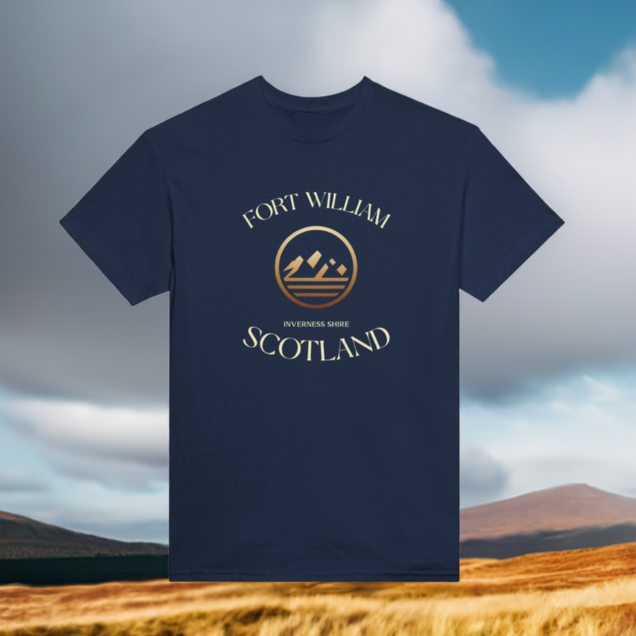 Fort William Tshirt Unisex Crewneck, Minimalist, Premium Quality T-shirt